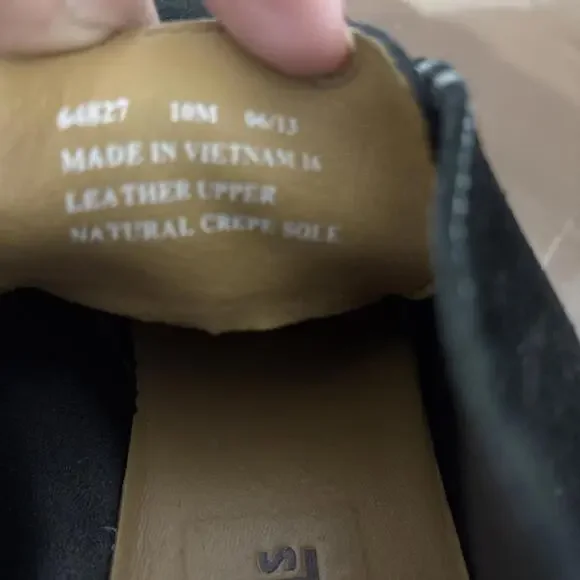 CLARKS ORIGINALS US10 Faraway Canyon Booties Black Leather Wedge Crepe Soul - Picture 10 of 12